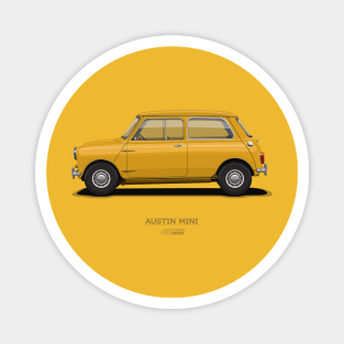 Austin Mini Orange Magnet